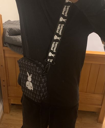 Customer photo review of Praying Rabbit Side Bag