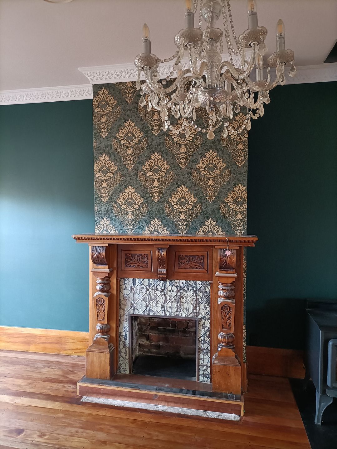 Customer photo review of St. Petersberg Baroque Wallpaper - 5 Colours