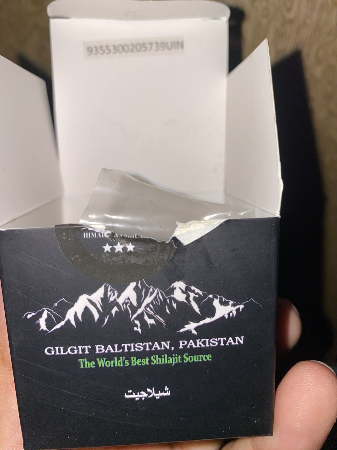 Customer photo review of Natural Himalayan Shilajit | 15g