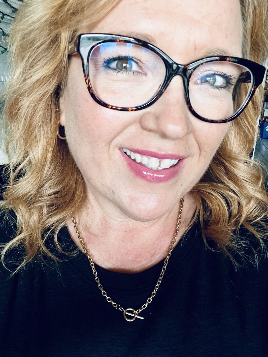 Customer photo review of Cuban T Bar Necklace