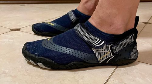 Customer photo review of AquaShoes - Soft swimming shoes