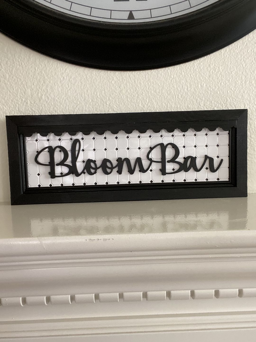 Customer photo review of Script Font Custom Name Wood Cutout - Baby Nursery - Decor - DIY - up to 48 Wide"