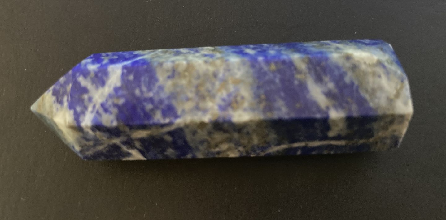 Customer photo review of Lapis Lazuli Crystal Point
