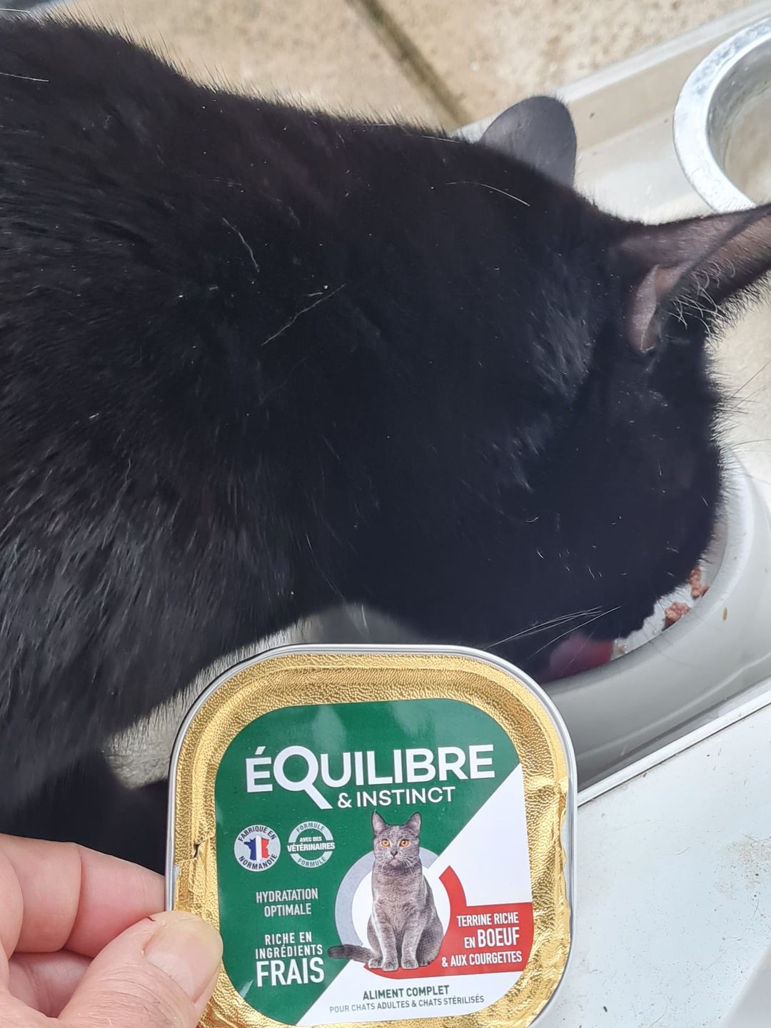 Customer photo review of Pâtées riches en bœuf & aux courgettes (chat stérilisé et chat adulte)