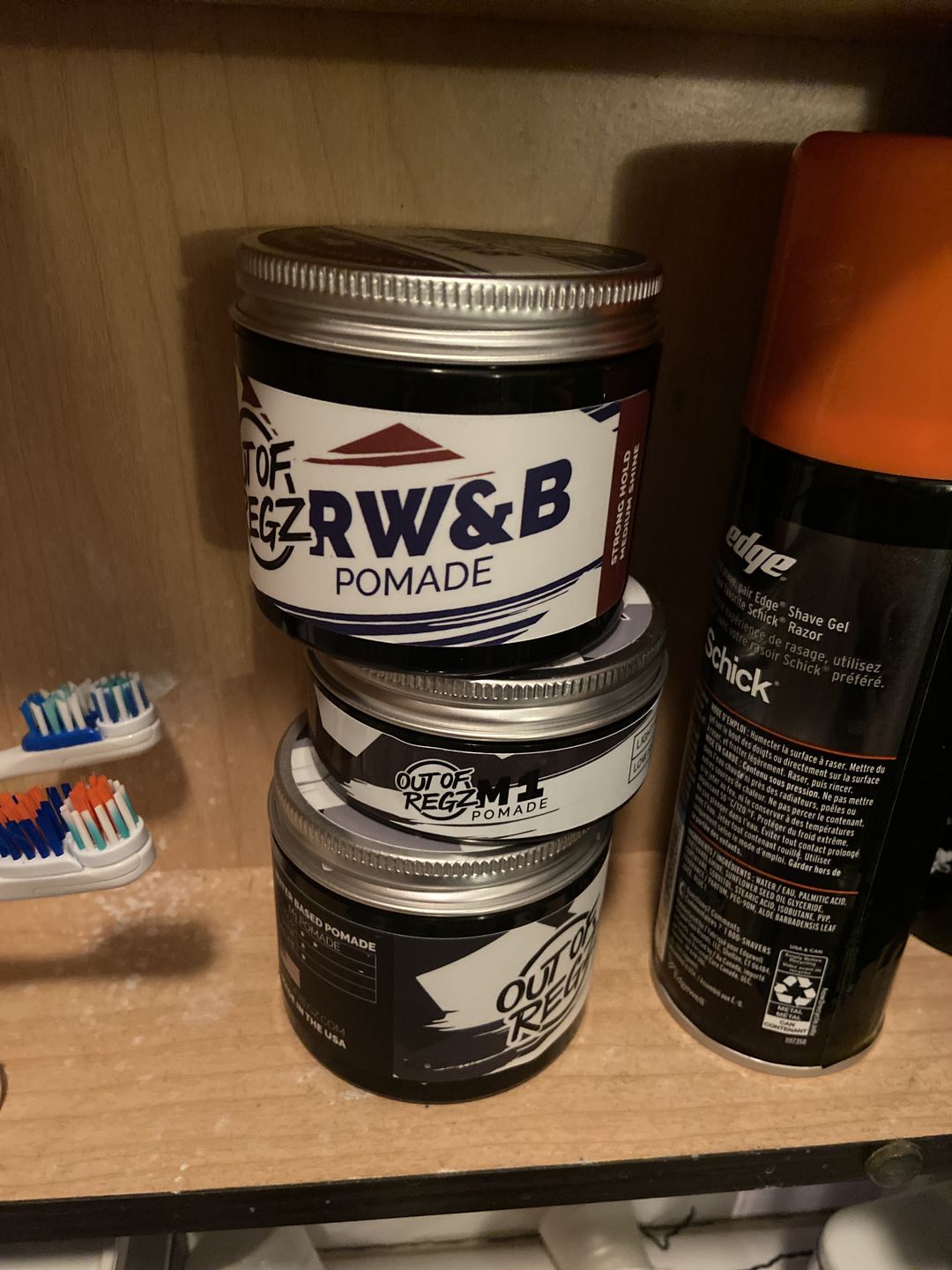 Customer photo review of RW&B Pomade