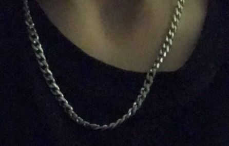 Customer photo review of Cuban Chain 5MM (Silver)