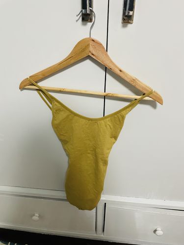 Customer photo review of Cloudless Bodysuit - Golden Honey