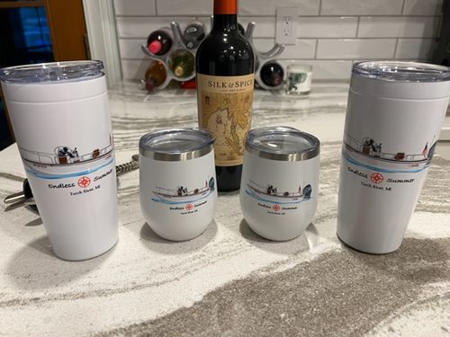 Customer photo review of Custom Boat Mugs