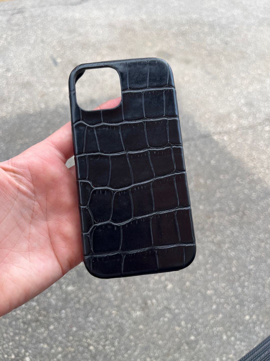 Customer photo review of Wrap Croc Phone Case