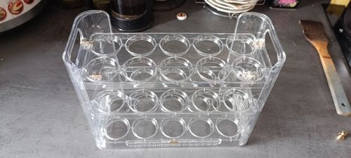 Customer photo review of EggBox - Tre Lag Med Selvreturnering Boks Til Opbevaring Af Æg