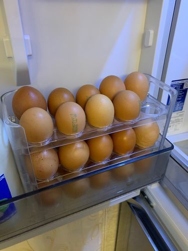 Customer photo review of EggBox - Tre Lag Med Selvreturnering Boks Til Opbevaring Af Æg