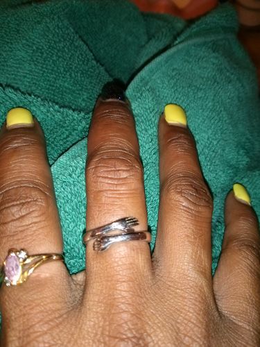 Customer photo review of The Hug From Heaven Ring