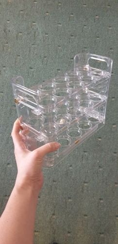 Customer photo review of EggBox - Tre Lag Med Selvreturnering Boks Til Opbevaring Af Æg