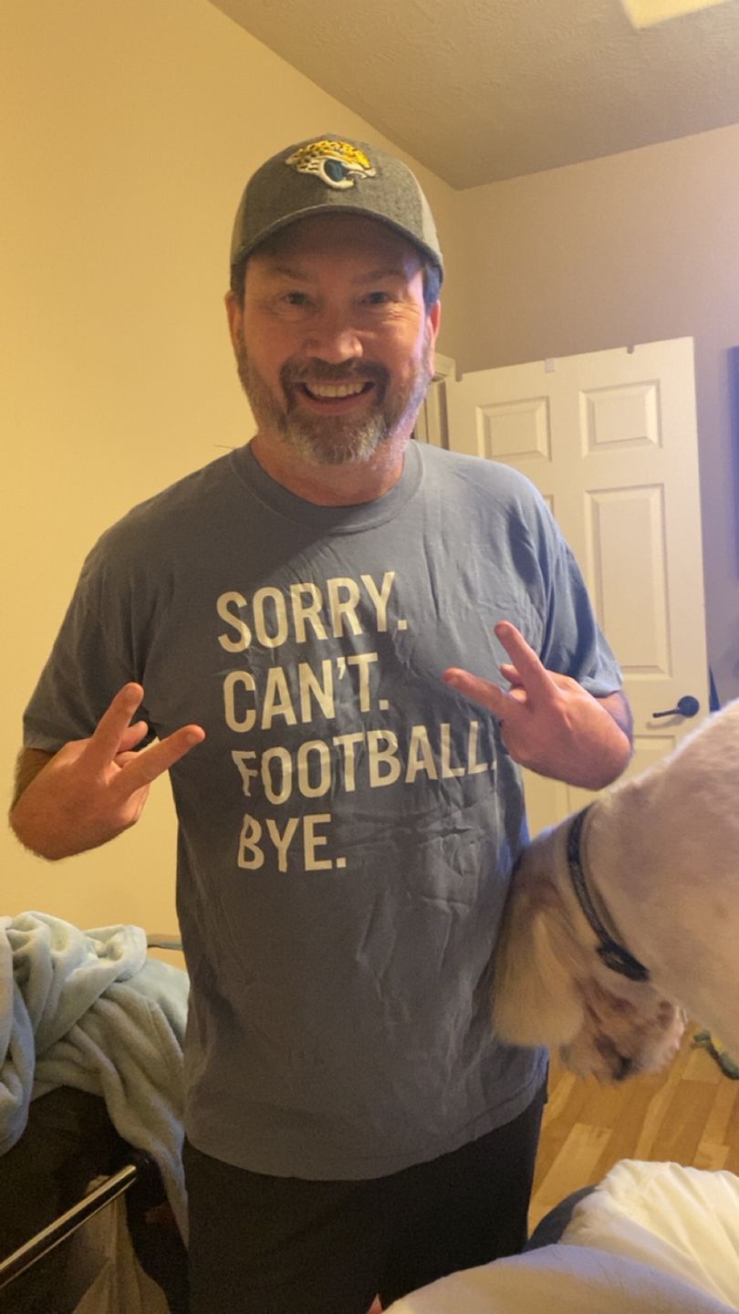 Customer photo review of Sorry Can't Football Bye