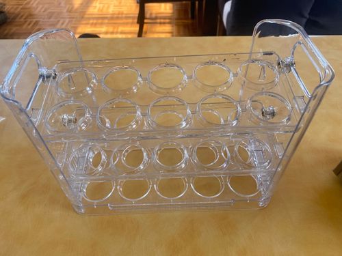 Customer photo review of EggBox - Tre Lag Med Selvreturnering Boks Til Opbevaring Af Æg