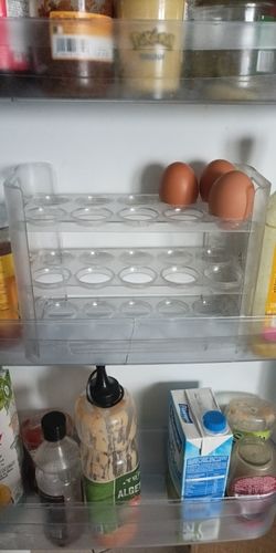 Customer photo review of EggBox - Tre Lag Med Selvreturnering Boks Til Opbevaring Af Æg
