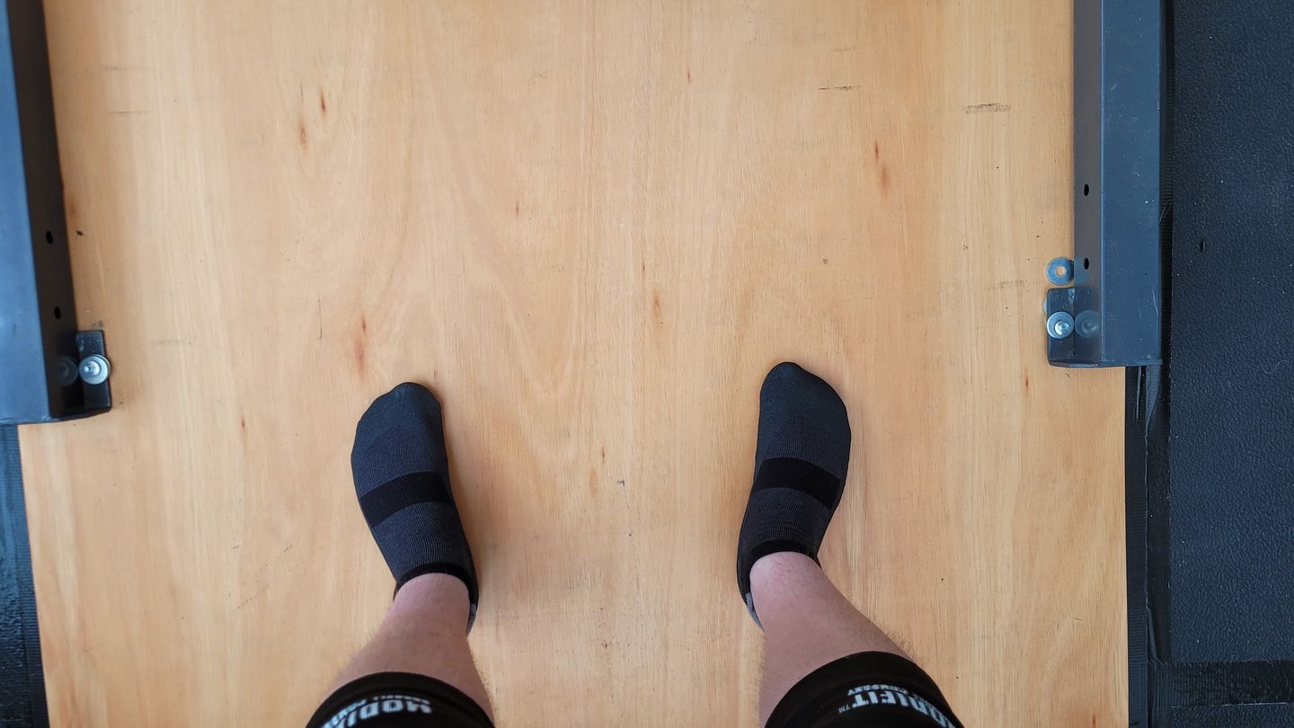 Customer photo review of Baresocks 2.0