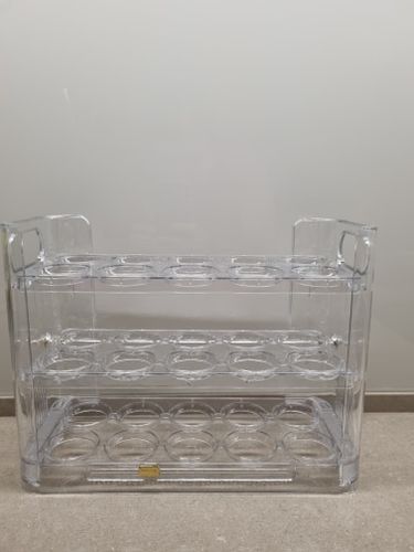 Customer photo review of EggBox - Tre Lag Med Selvreturnering Boks Til Opbevaring Af Æg