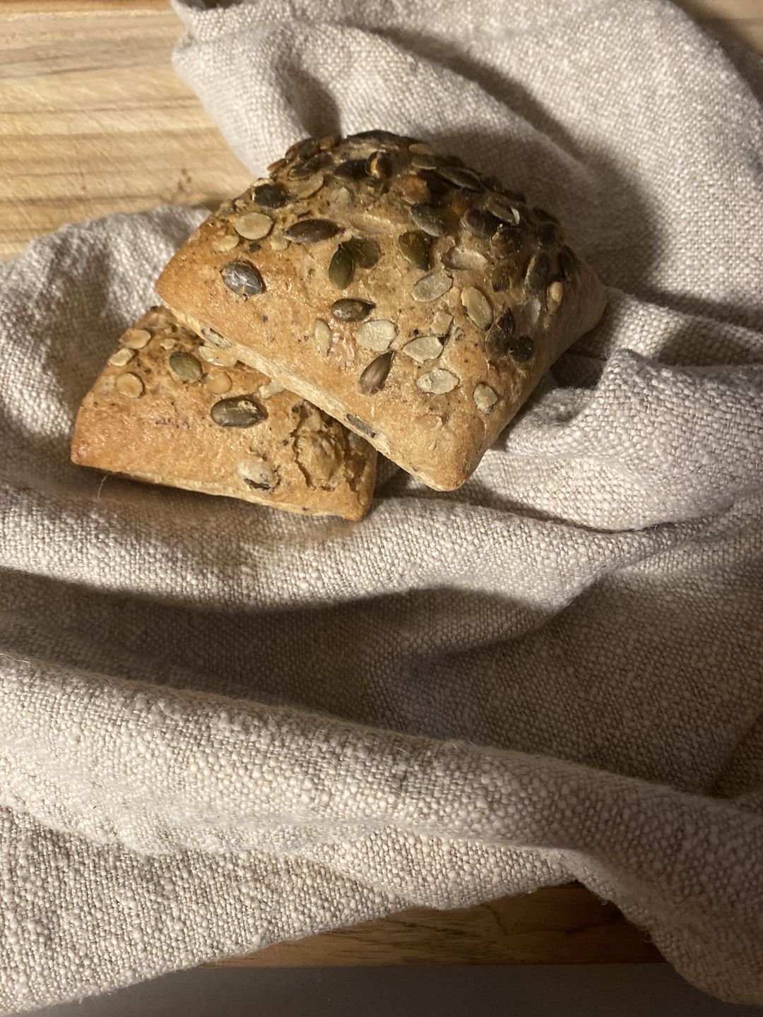 Customer photo review of Pumpkin Seed Rolls (5 pack)