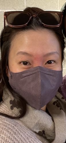 Customer photo review of [ I ] SOOMSHI-GO Cover Up KF94 5 Color Mask (L Size)