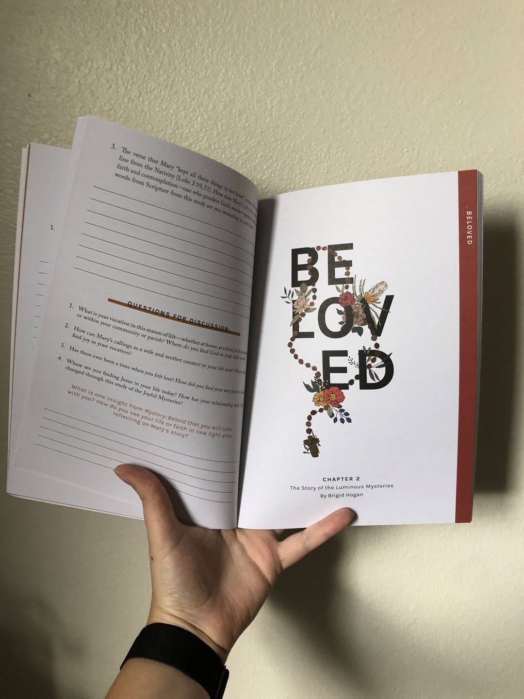 Customer photo review of MYSTERY // Blessed Conversations Study on the Rosary