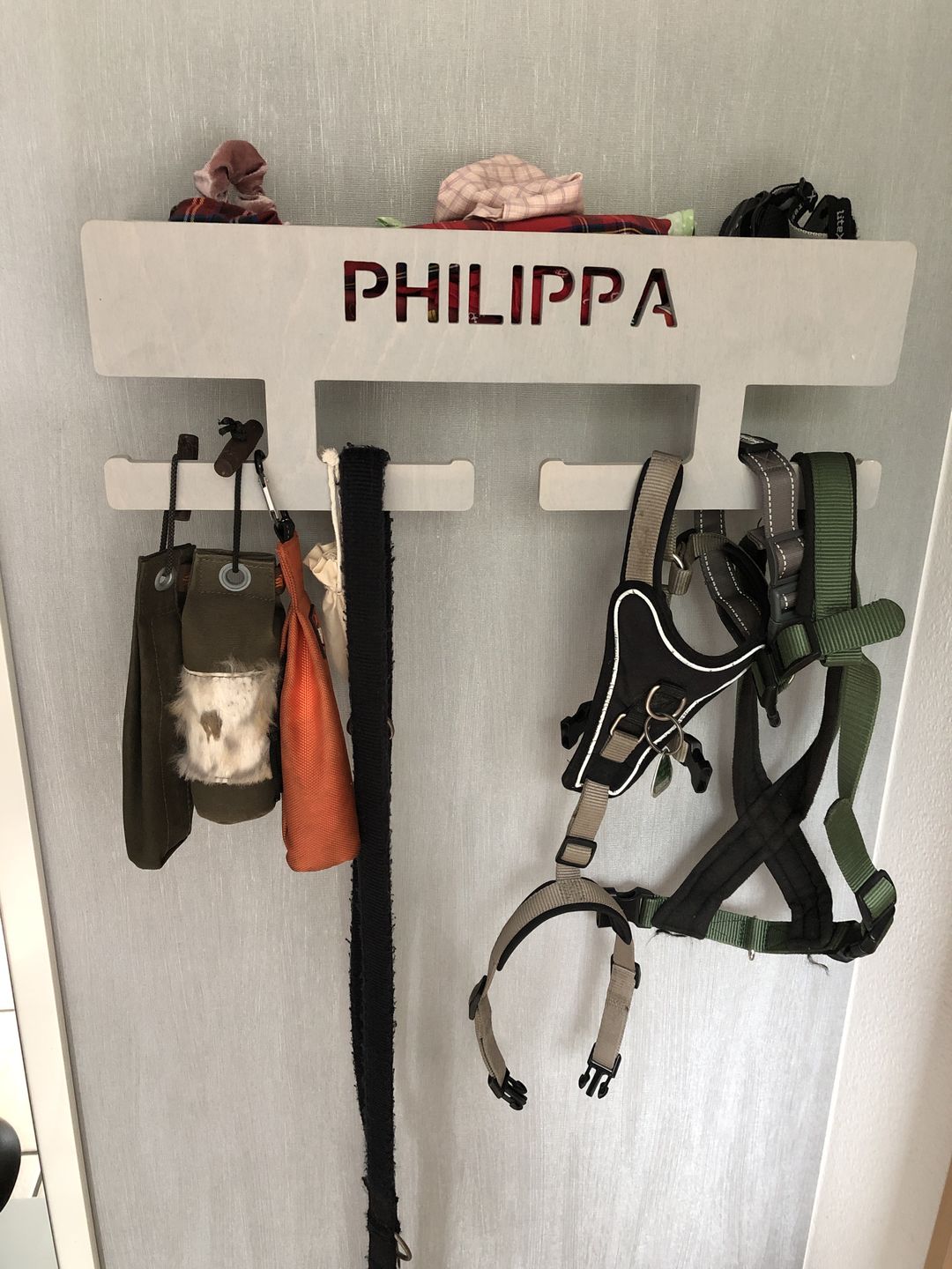 Customer photo review of PERSONALISIERUNG: Hundegarderobe XL