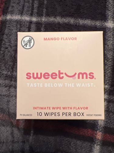 Customer photo review of The only intimate wipes on the market with flavor