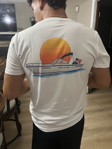 Customer photo review of Custom Digital Boat Artwork