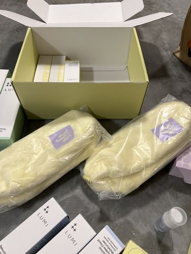 Customer photo review of LUMI Gleam Terry Pouch