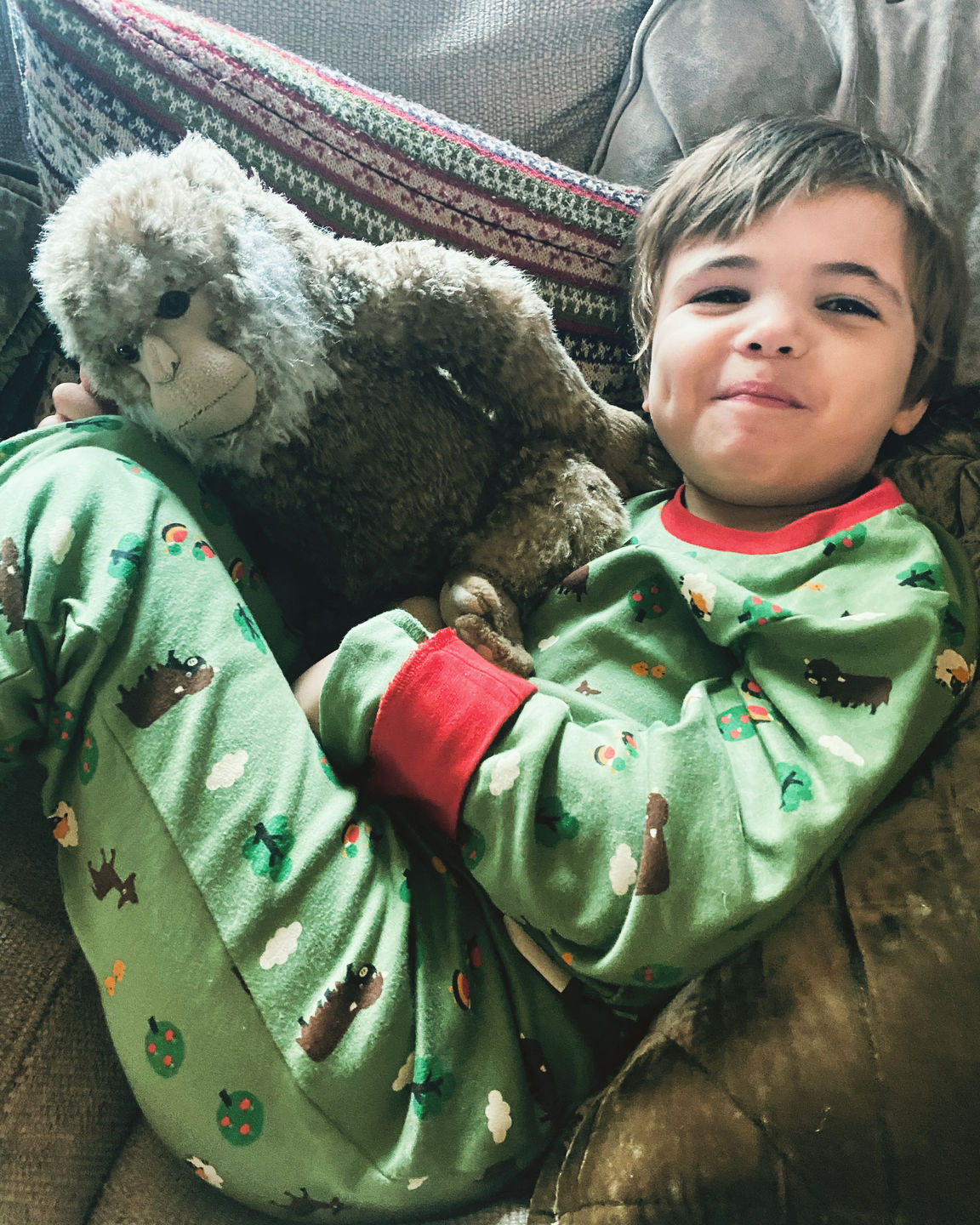 Customer photo review of Animal Friends Organic Pyjamas