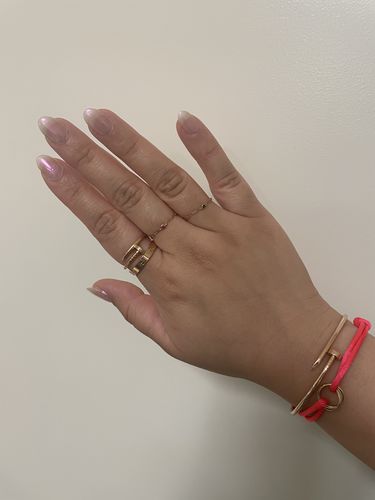 Customer photo review of Miss. Doux Gold Ring JDRRR3S229P