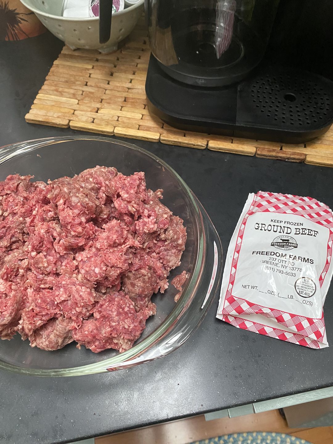 Customer photo review of Premium Ground Beef Box