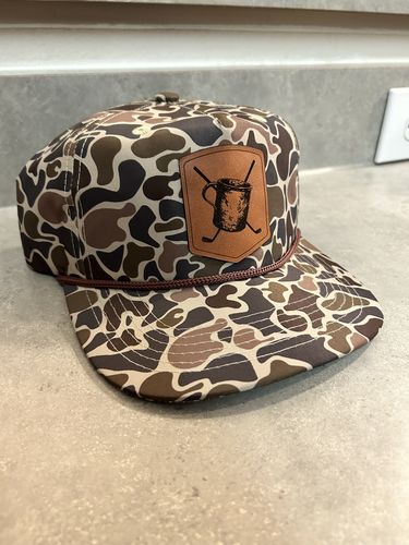 Customer photo review of Custom Leather Patch Rope Hat