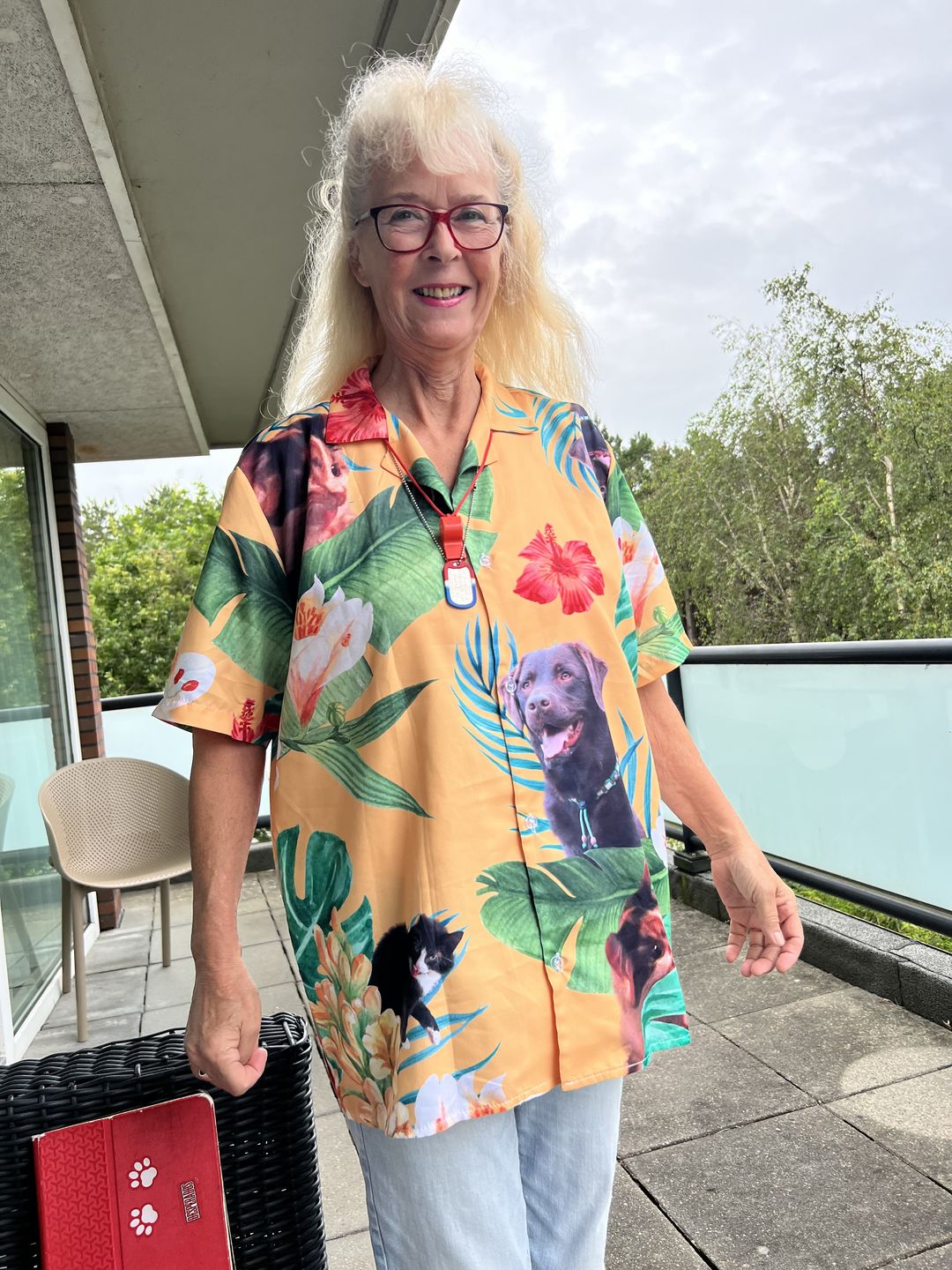 Customer photo review of Jouw foto - Gepersonaliseerd Hawaiiaans hemd
