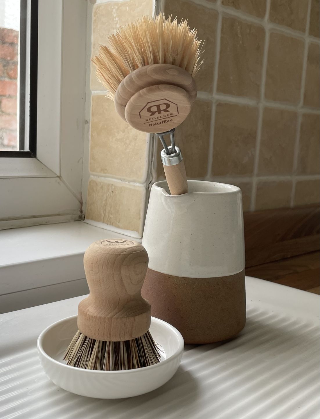 Customer photo review of Ceramic Pot Brush Dish - Skal