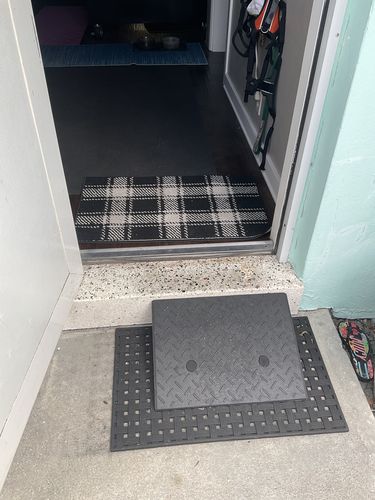 Customer photo review of Porch Potty Ramp