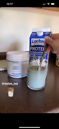 Customer photo review of Daily Greens Powder