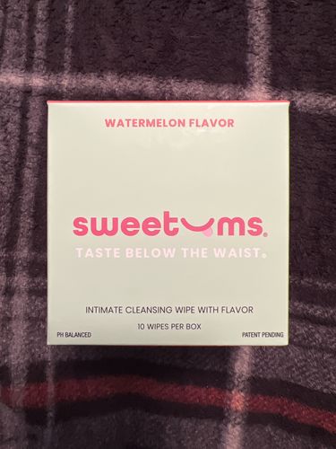Customer photo review of The only intimate wipes on the market with flavor