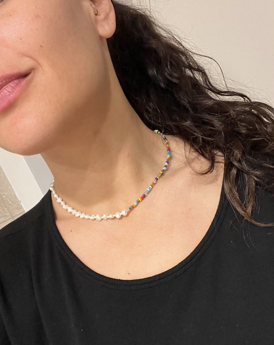 Customer photo review of Moonshine Necklace