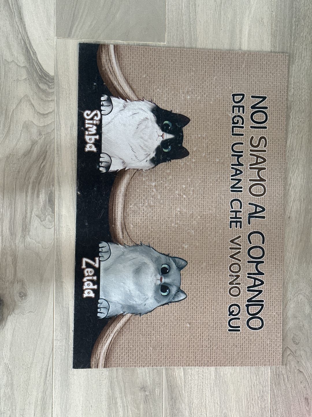 Customer photo review of Animaletti - Zerbino Personalizzabile