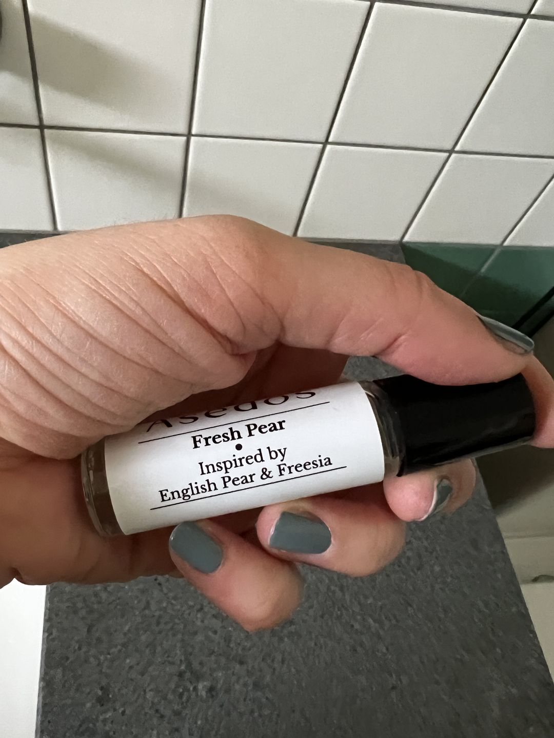 Customer photo review of FRESH PEAR PERFUME OIL