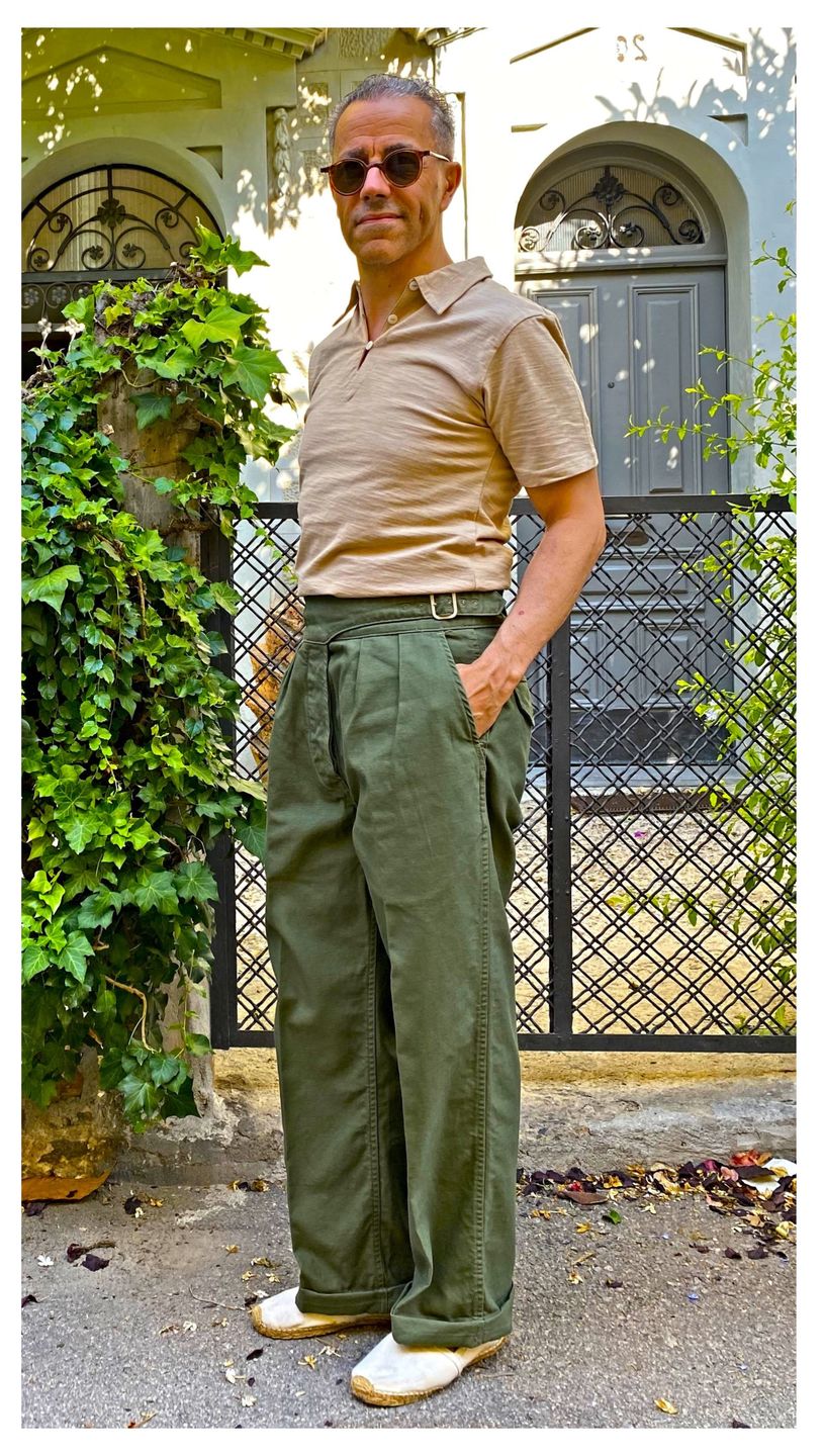 Customer photo review of British Army Gurkha Bermuda Pants - Olive