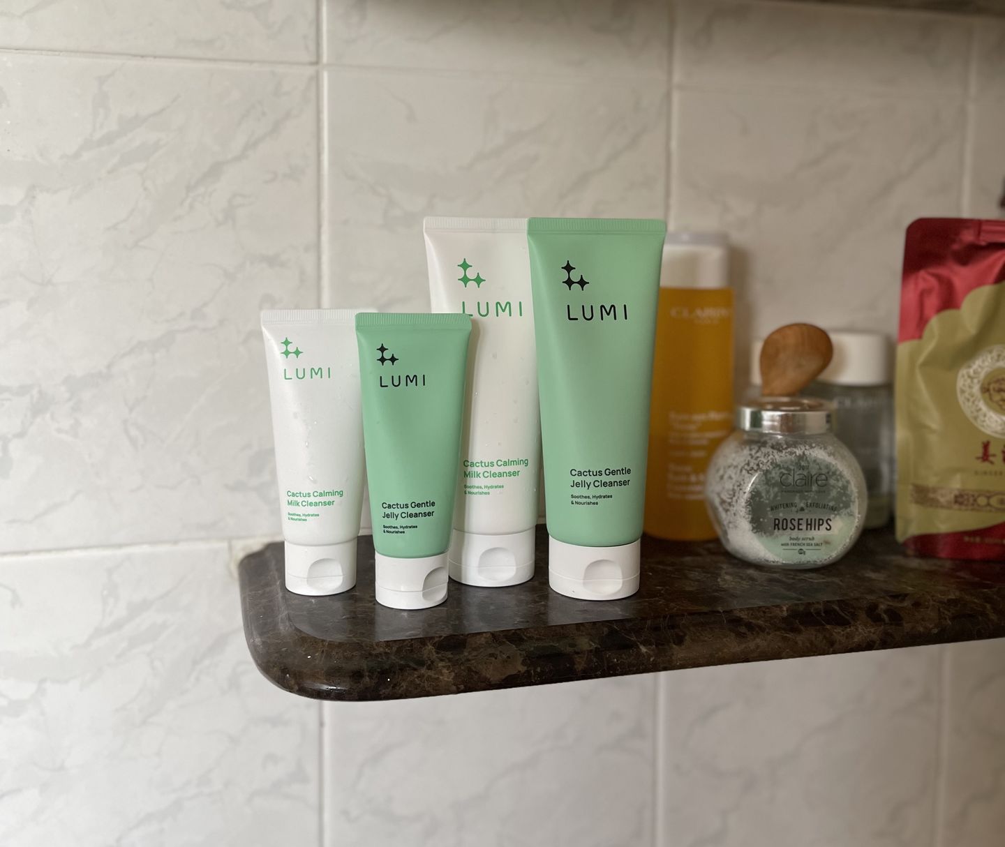 Customer photo review of Cactus Calming Milk Cleanser