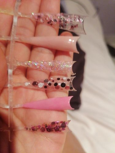 Customer photo review of Acrílico Colección Petal 6 pzas Fantasy Nails