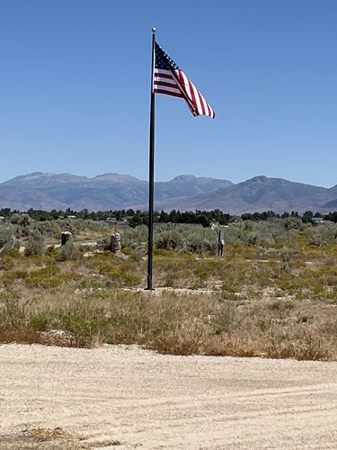 Customer photo review of 5x8ft 2-ply polyester American Flag (Popular Size)