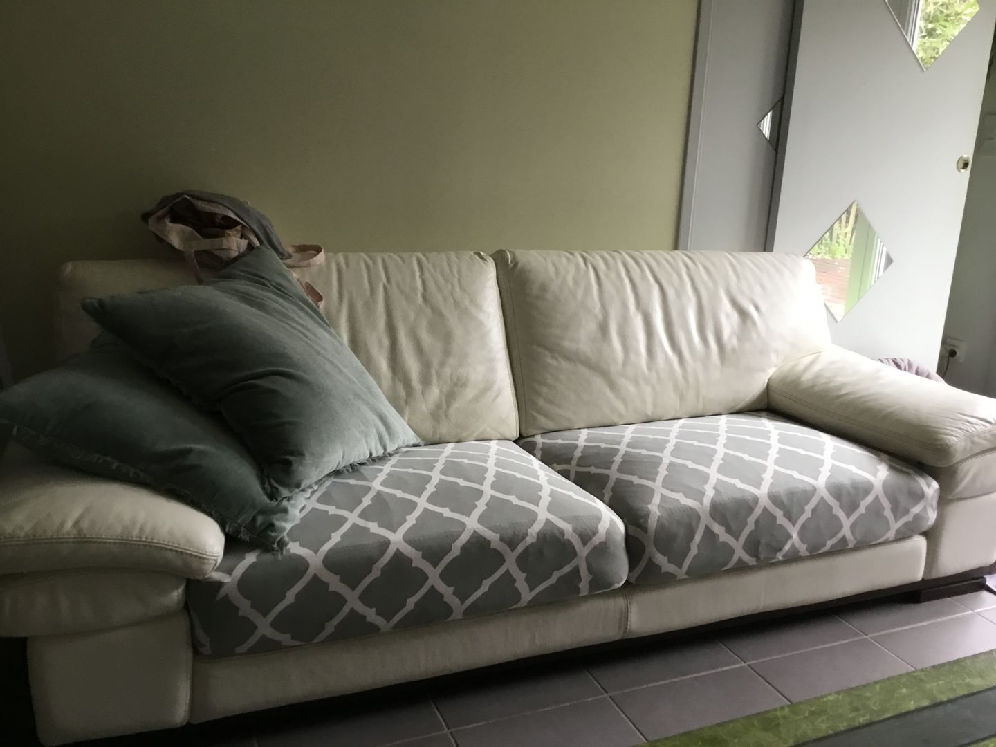 Customer photo review of Garden - Housse pour coussin de canapé
