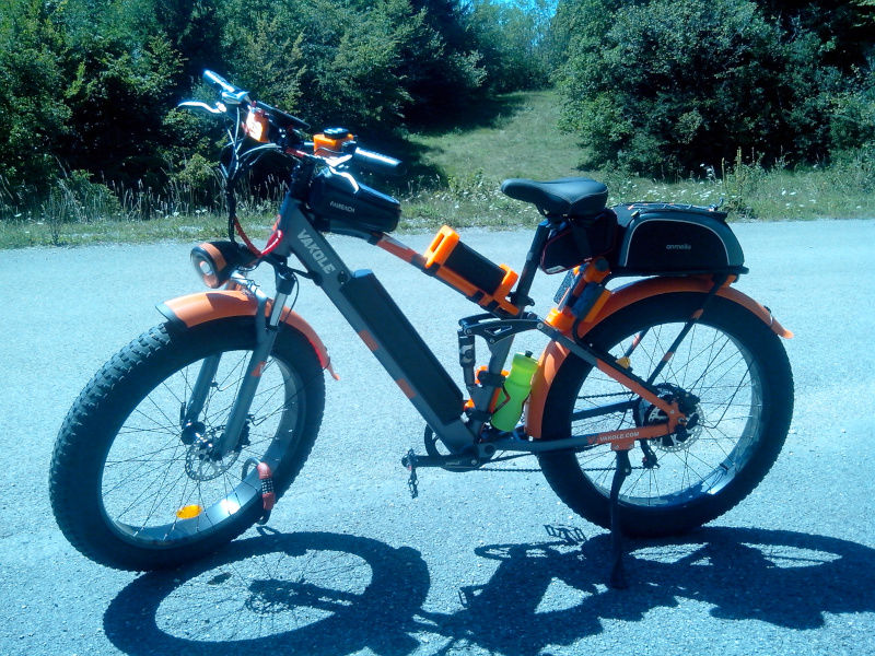 Customer photo review of VAKOLE Bike Lock Steel Five-digit Code Anti-theft 1.72CM Bold Cable Password Lock