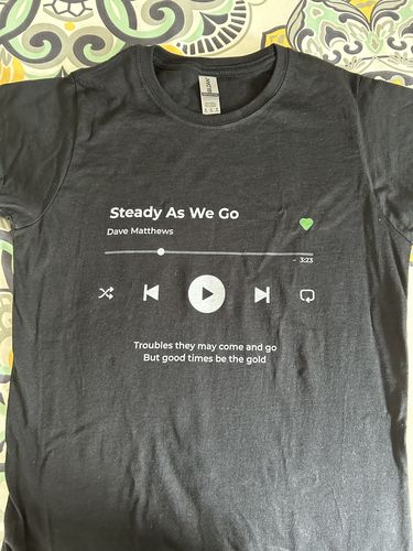 Customer photo review of Your Favorite Song T-Shirt Music Player