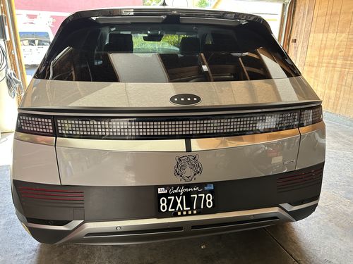 Customer photo review of 2011-2022 CALIFORNIA LICENSE PLATE DMV.CA.GOV - BLACK WITH WHITE TEXT 6"x12" (156.5mm x 305mm)