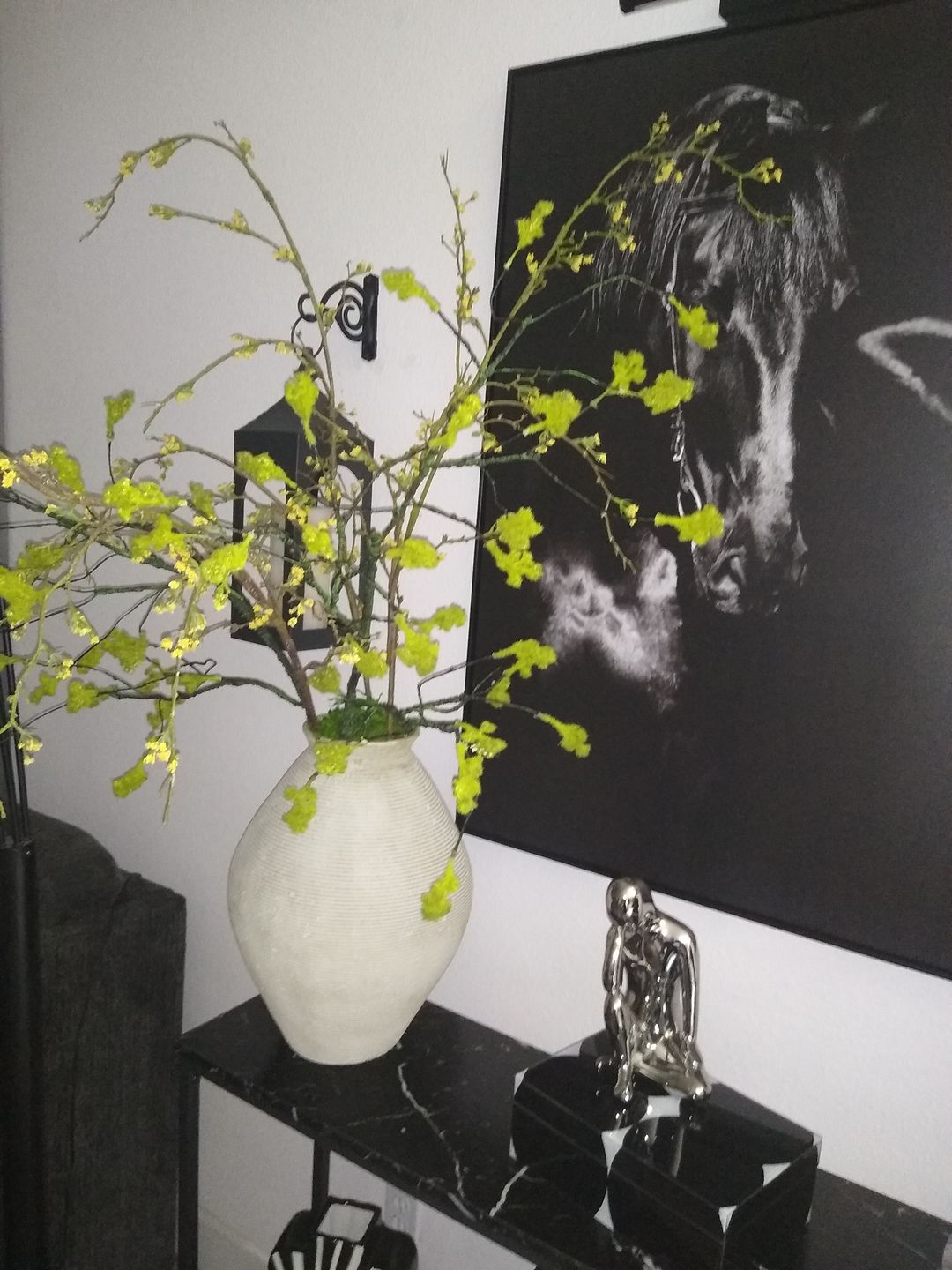 Customer photo review of Artificial Branch with Green Buds